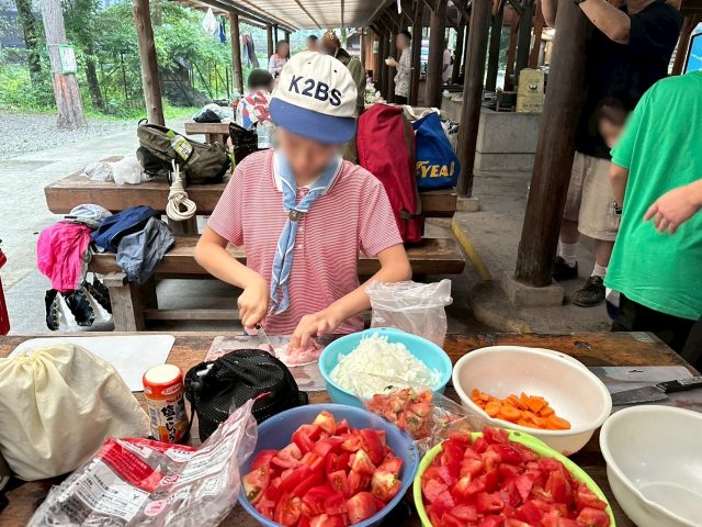 【合同キャンプ】BS 2025.08.10-12 夕食